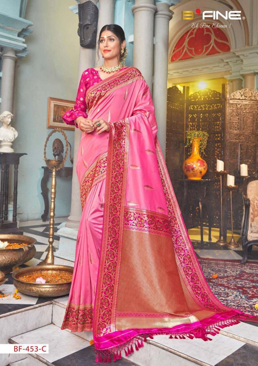 B'Fine Saree Roohani 453 Colors 3