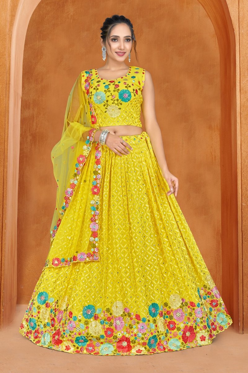 Aamoha Trendz Ready Made Designer Crop Top C-1937 Colors 2