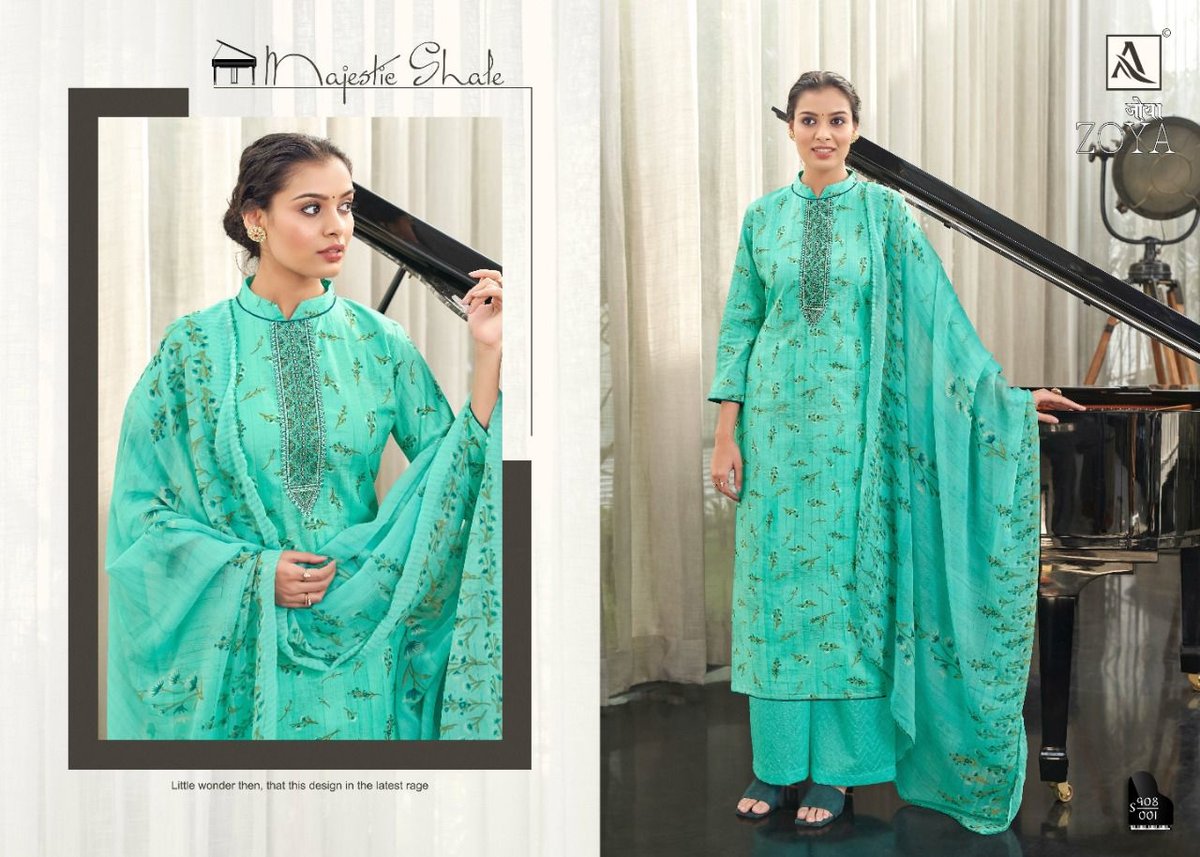 Alok Suit Zoya 908-001 to 908-010 Series 1