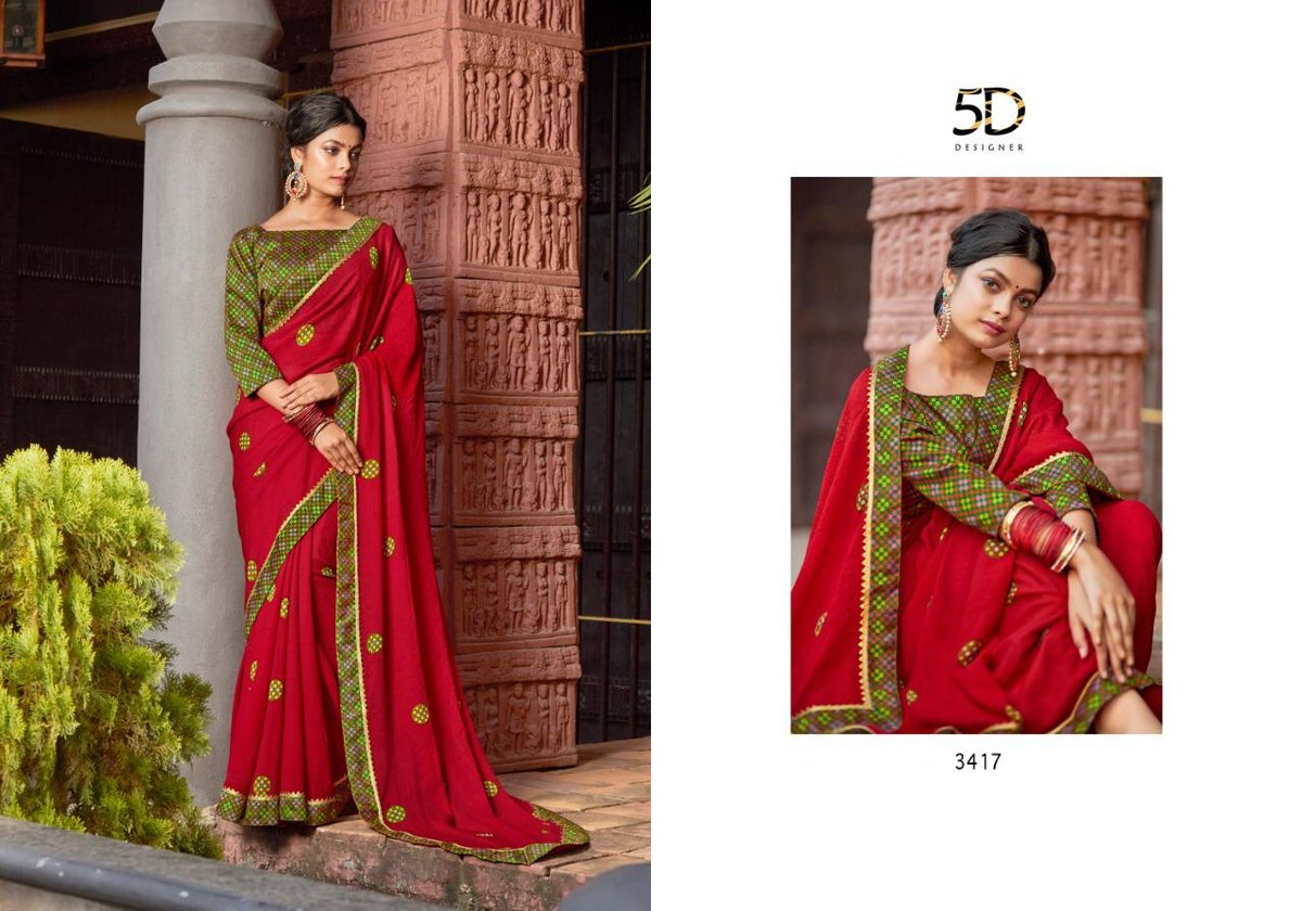 5D Designer Rasam 3411-3418 Series 7