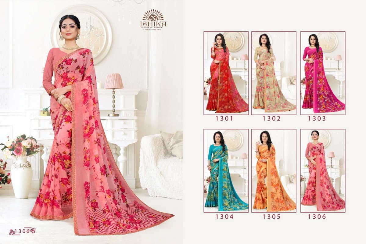 Ishika Sarees Megha 1301-1306 Series 7