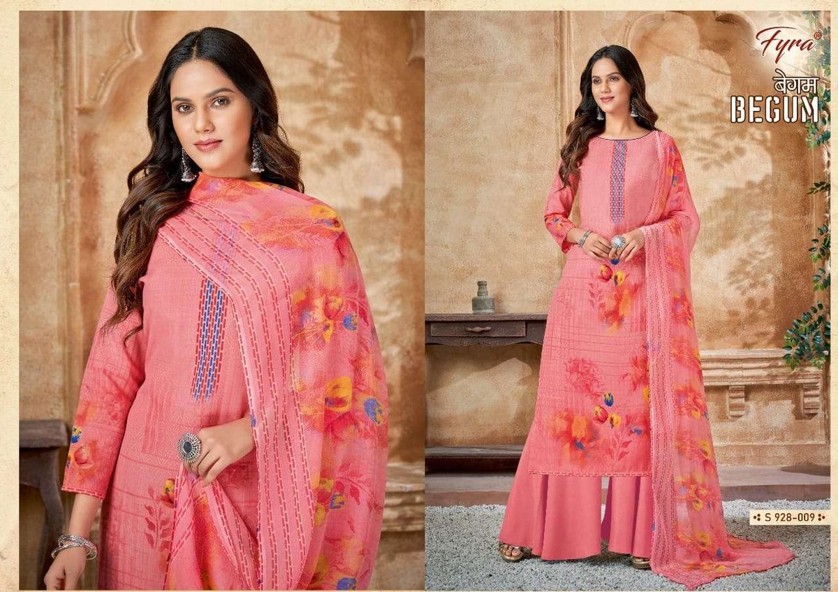 Alok Suit Fyra Begum 928-001 to 928-010 Series 9