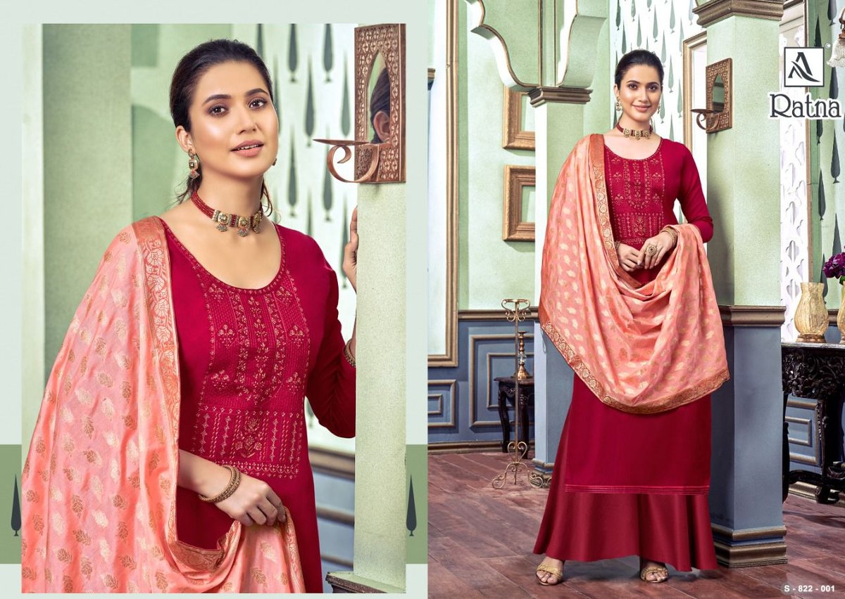 Alok Suits Ratna 822-001 To 822-008 Series 1