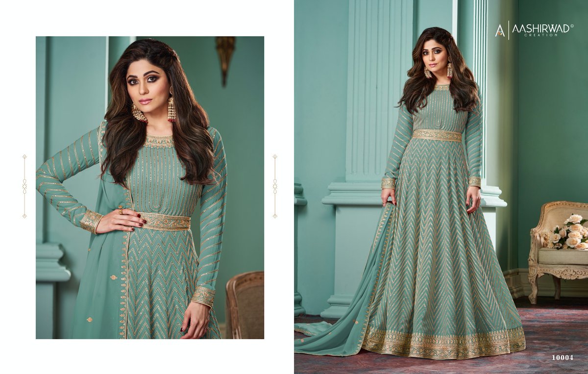 AASHIRWAD CREATION ALIZZA PLATINUM 10003 TO 10005 2