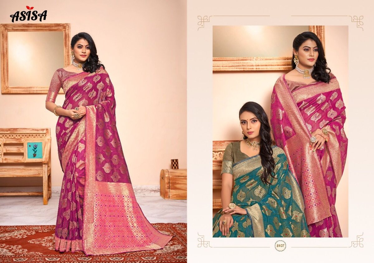 Asisa Saree Chhaya 8101-8109 Series 7
