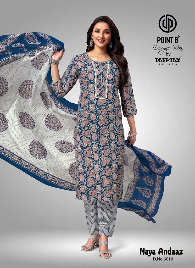 DEEPTEX NAYA ANDAAZ VOL-6 6001 TO 6010 10