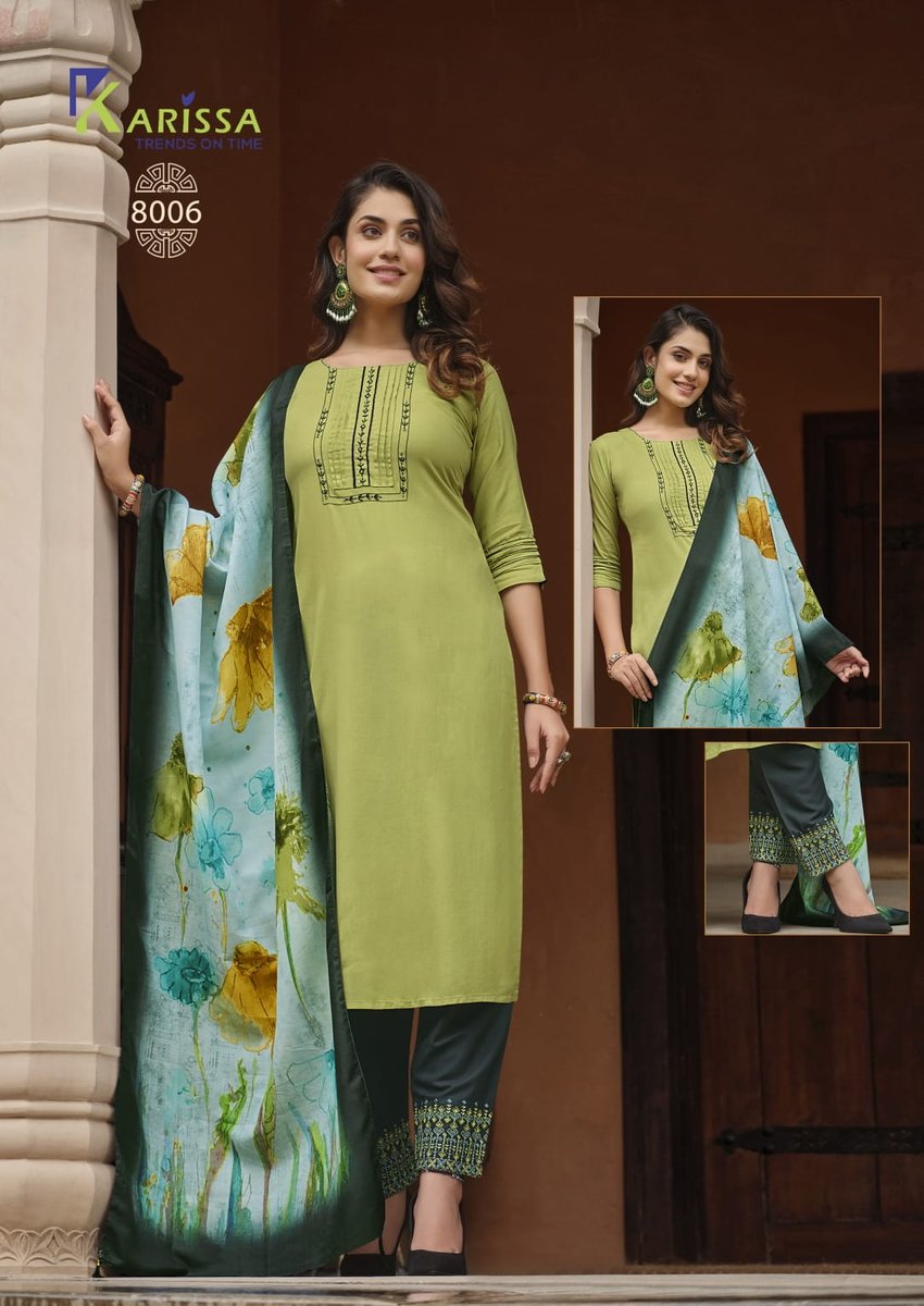 KARISSA VIDISHA VOL-8 8001 TO 8006 6