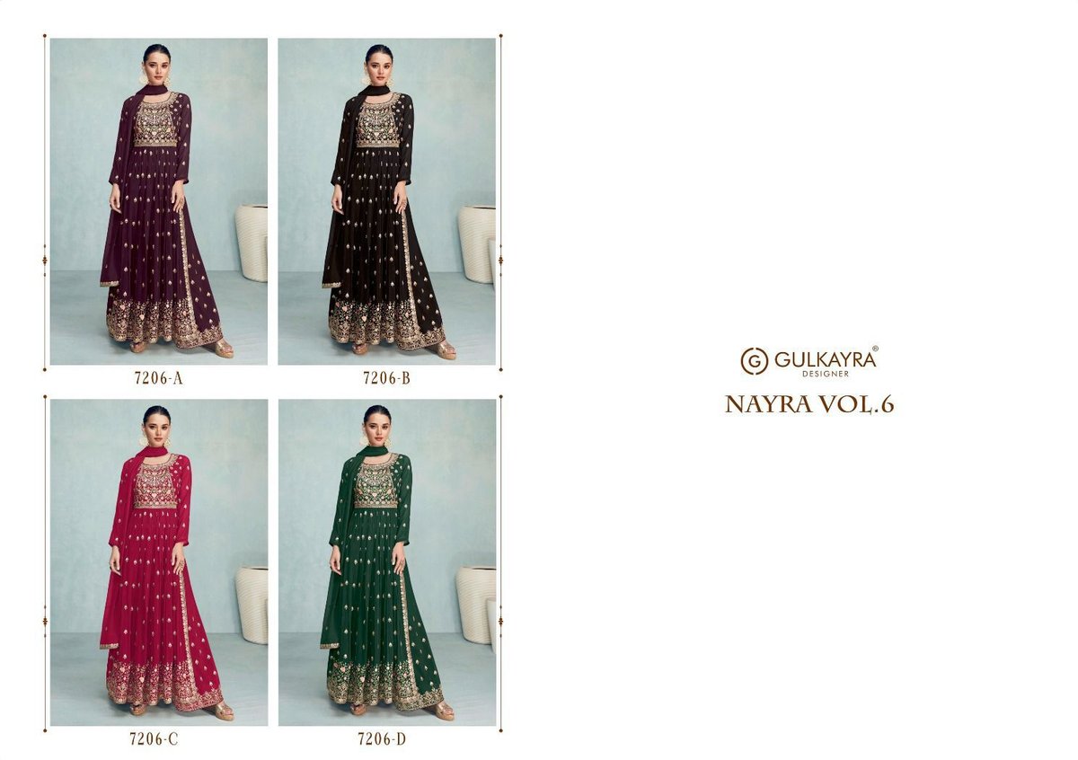 Gulkayra Designer Nayra Vol-6 7206 Colors 5