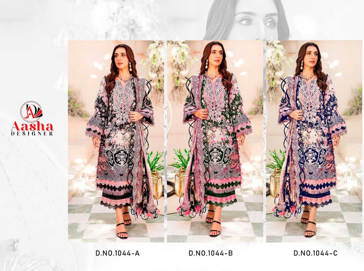 AASHA DESIGNER NEEDLE WONDER VOL-1 1044-A TO 1044-C 4