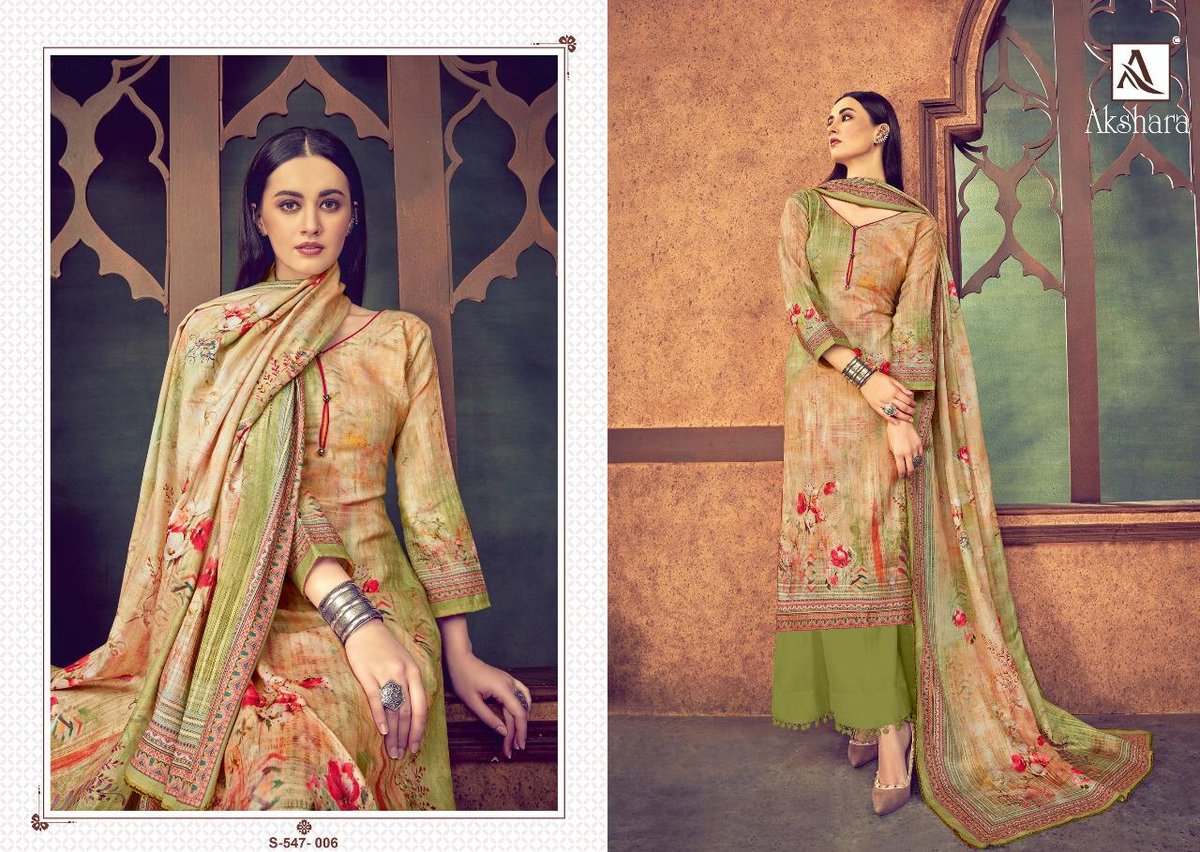 Alok Suits Akshara 547-001 to 547-010 Series 6