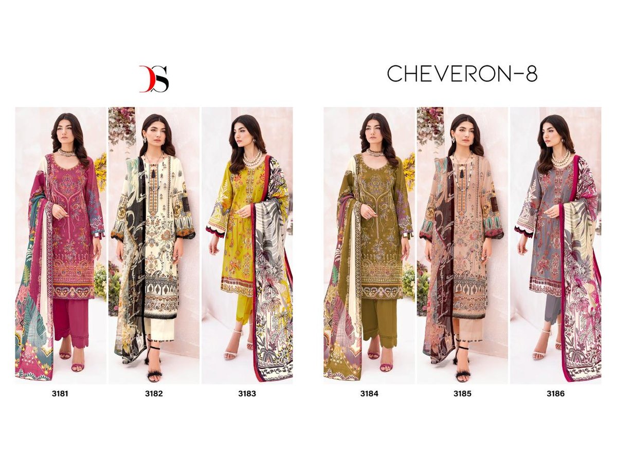Deepsy Suit Cheveron Vol-8 3181-3186 Series 7