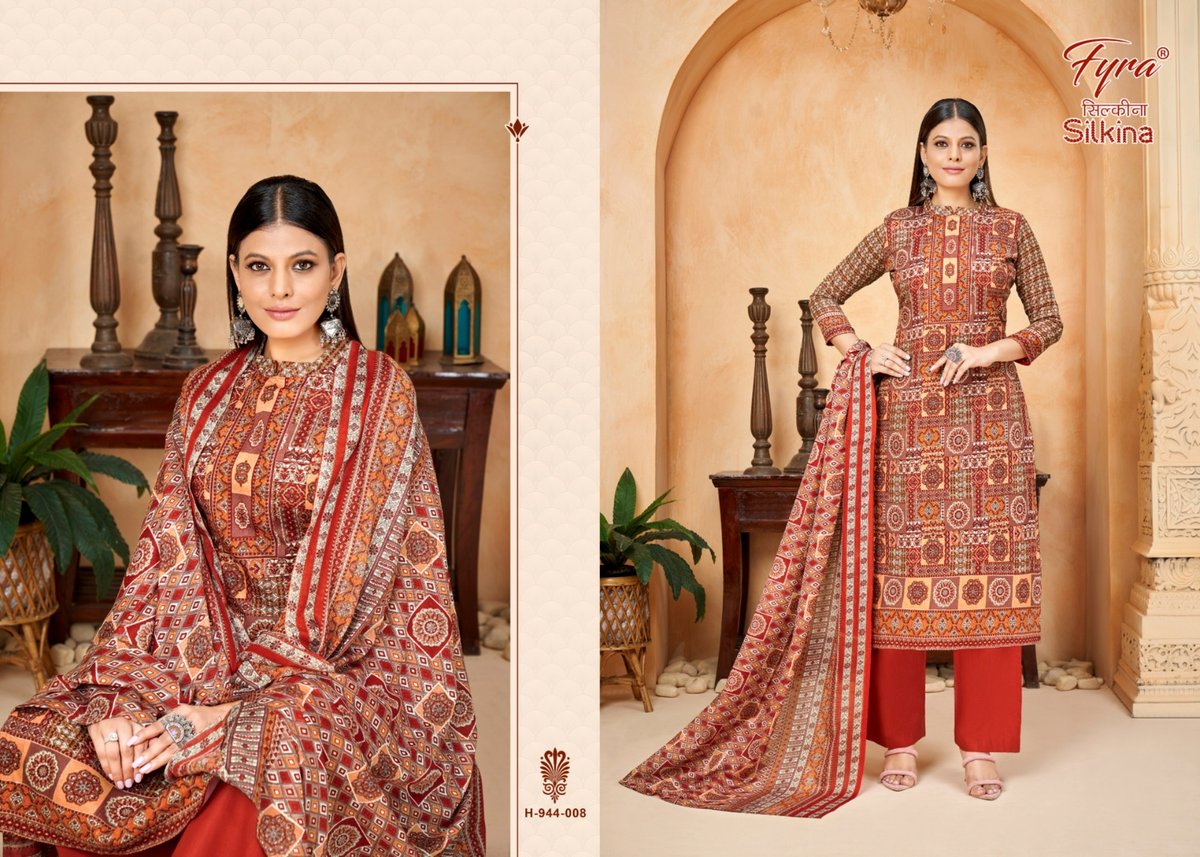 Alok Suit Fyra Silkina 944-001 to 944-010 Series 8
