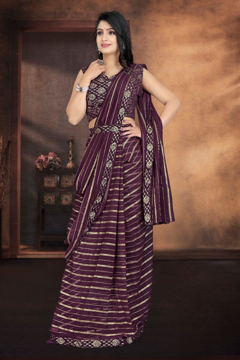 Bollywood Ready To Wear Sarees 1016076 Colors 4