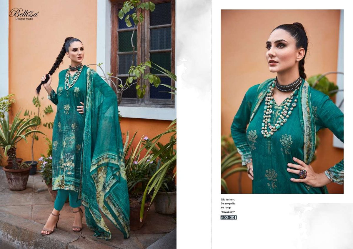 Belliza Designer Kanika 602-001 to 602-006 Series 1