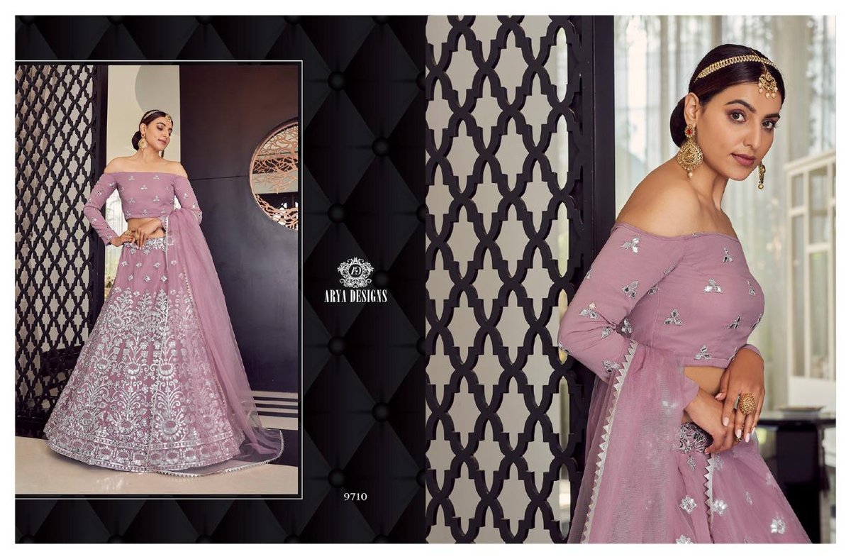 Arya Designs Floral Vol-4 9701-9714 Series 10