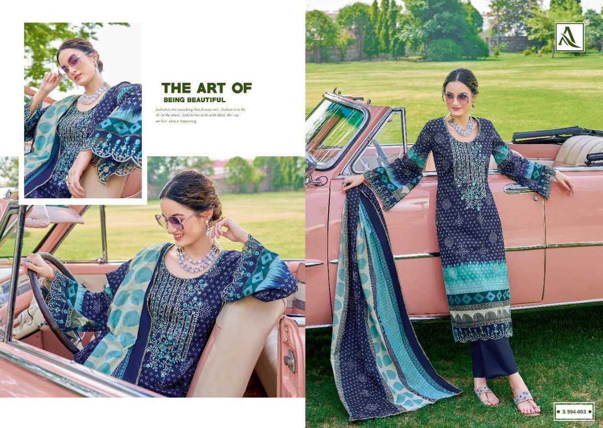 Alok Suit Qurbat Edition Vol-5 994-001 to 994-008 Series 3