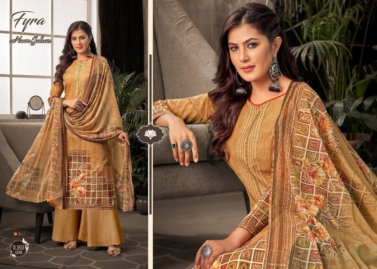 Alok Suits Fyra Noor Jahan Vol-2 903-001 to 903-010 Series 8