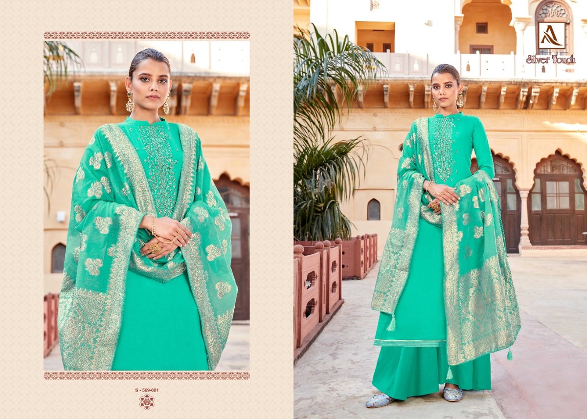 Alok Suits Silver Touch 565-001-565-008 Series 1