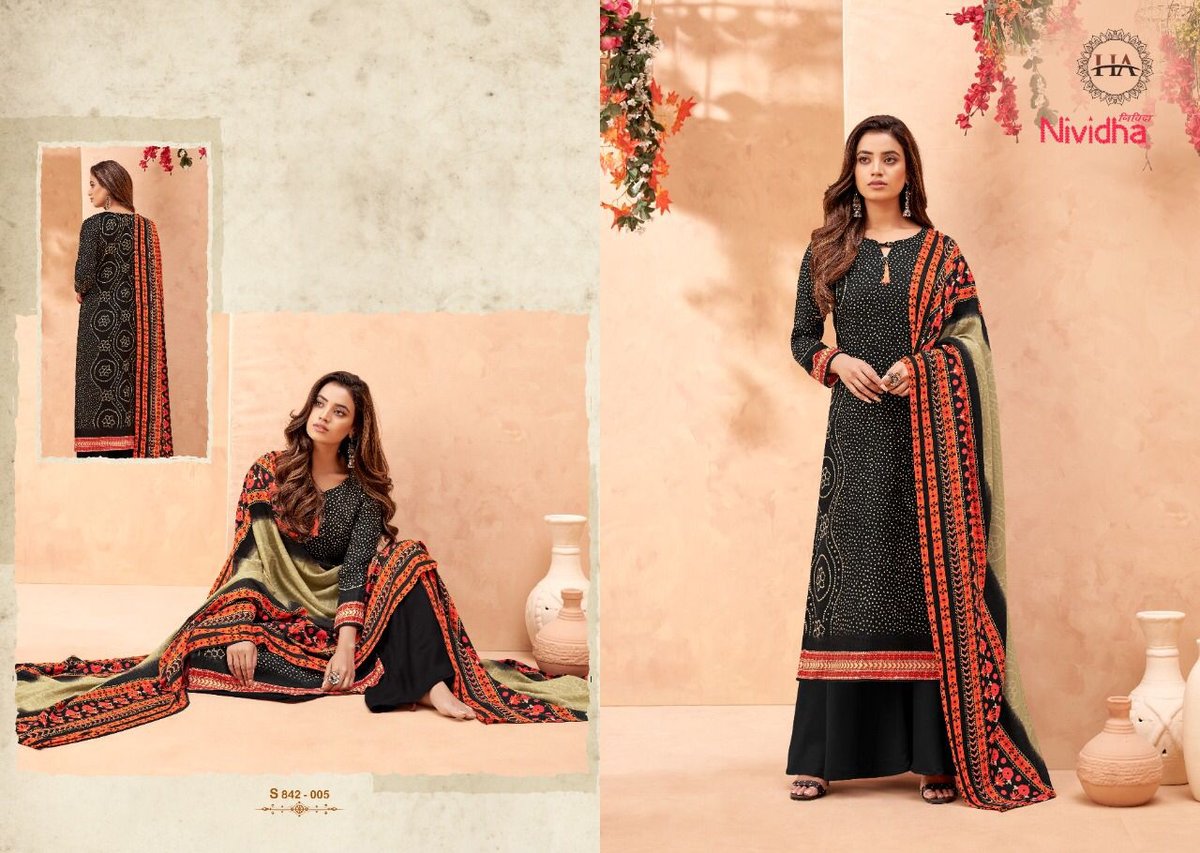 Harshit Fashion Nividha 842-001 to 842-010 Series 5