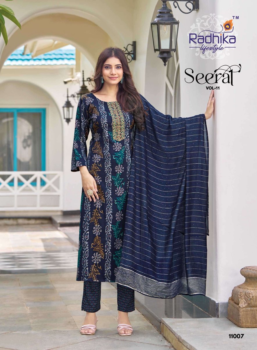 RADHIKA LIFESTYLE SEERAT VOL-11 11001-11008 SERIES 1