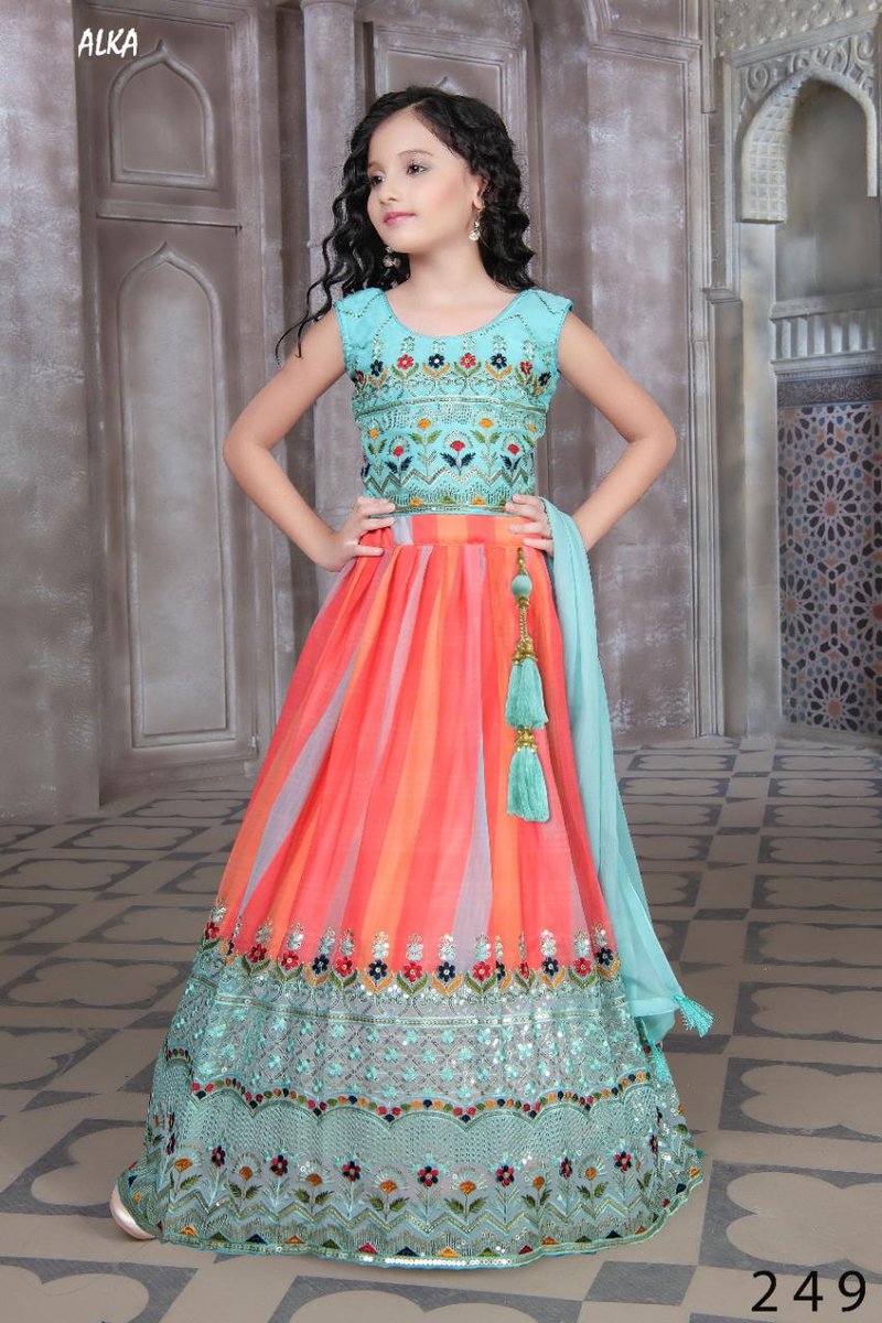 Alka Children Wear Lehenga Vol-35 248-252 Series 2