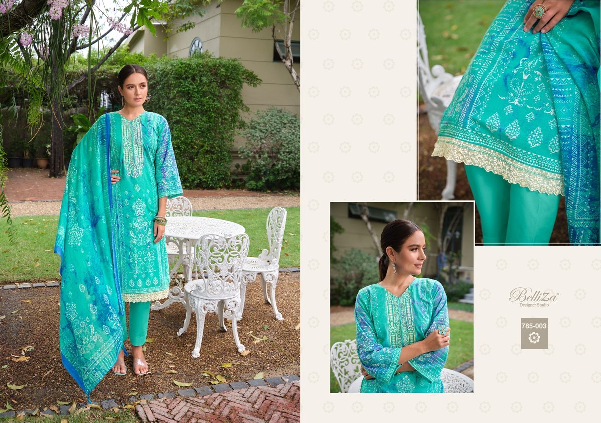 Belliza Designer Resham 785-001 to 785-010 Series 3