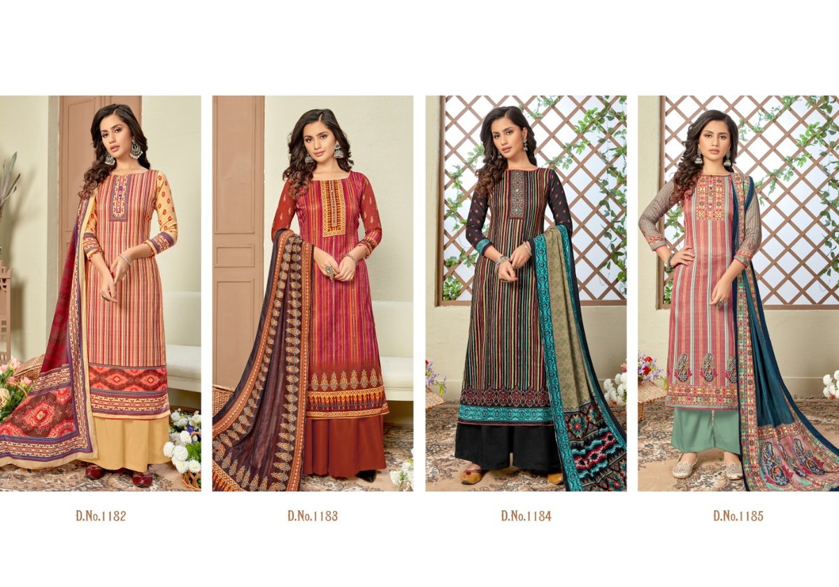 Bipson Prints Shaneel 1182-1185 Series 5