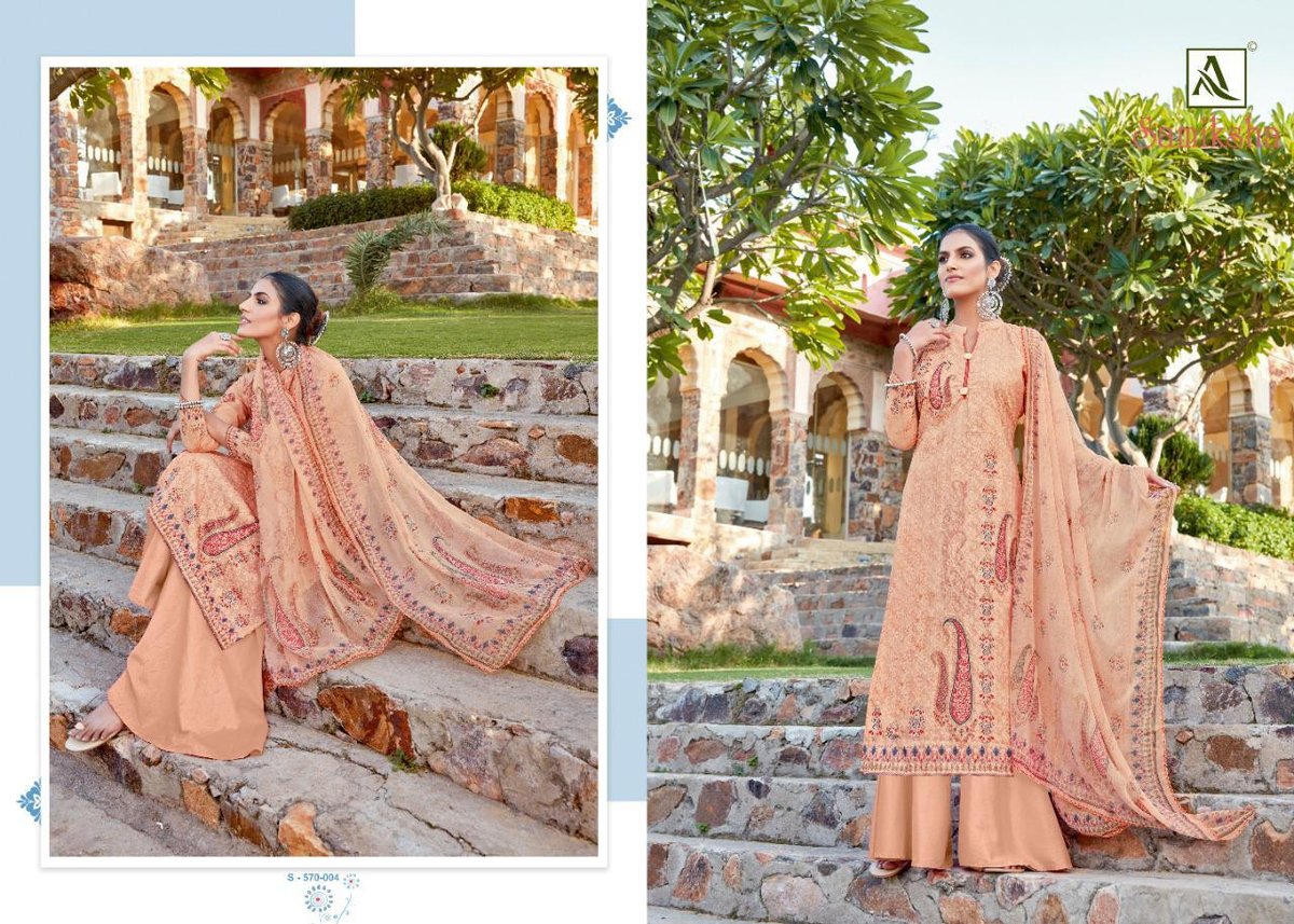 Alok Suits Samiksha 570-001 to 570-008 Series 4