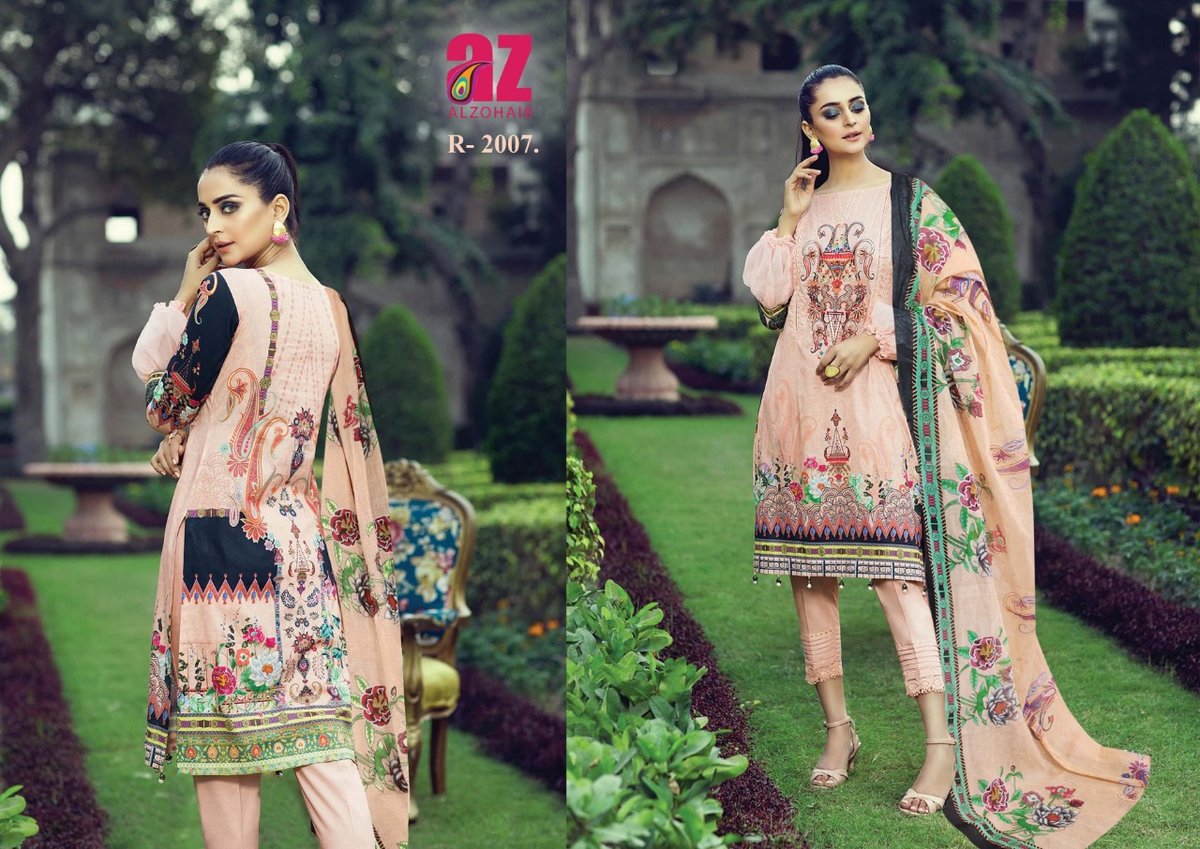 AZ AL Zohaib Roohi Lawn Collection 2001-2010 Series 7