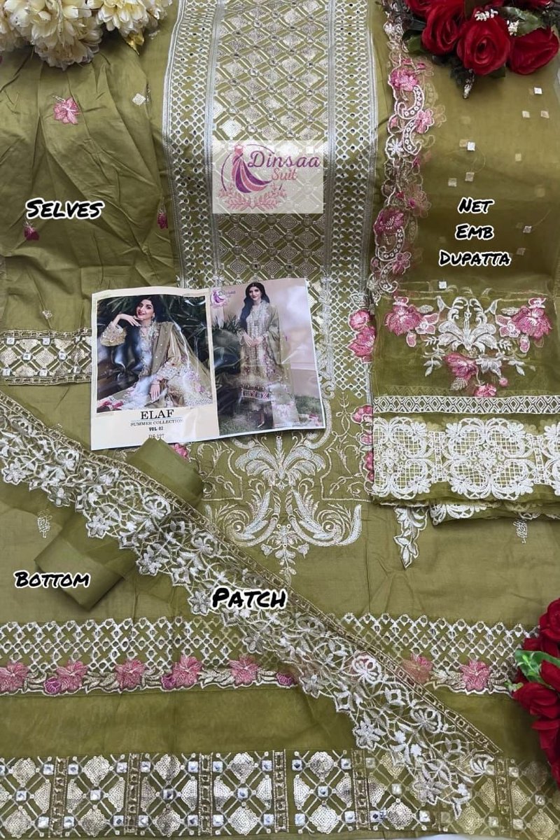Dinsaa Suit Elaf Summer Collection Vol-2 DS-125 to DS-128 Series 6