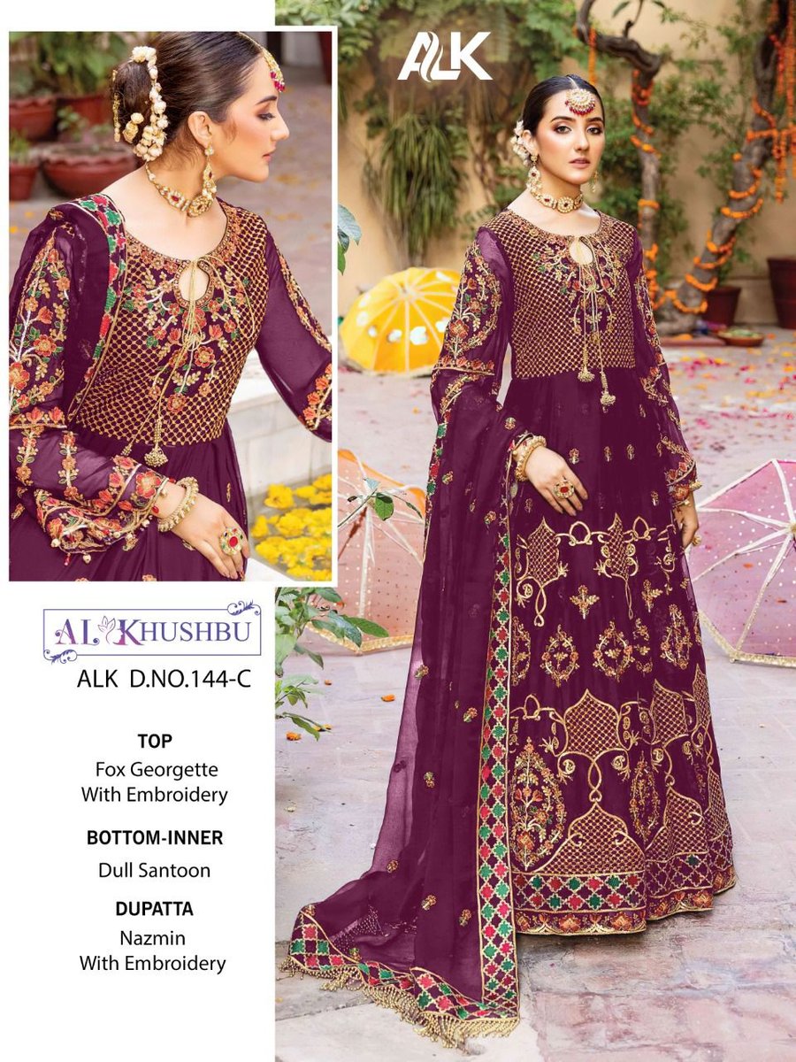 AL Khushbu Hit Bridal Collection 144 Colors 3
