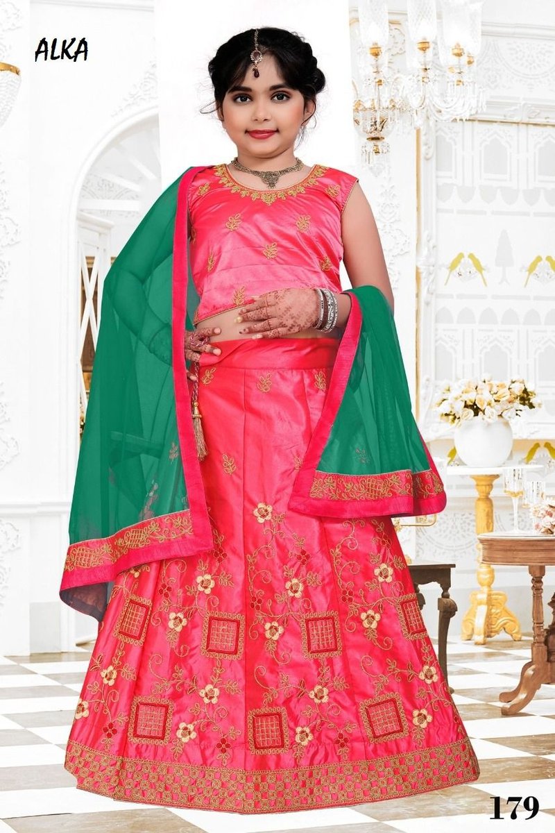 Alka Kidswear Lehenga Vol-18 179-182 Series 1