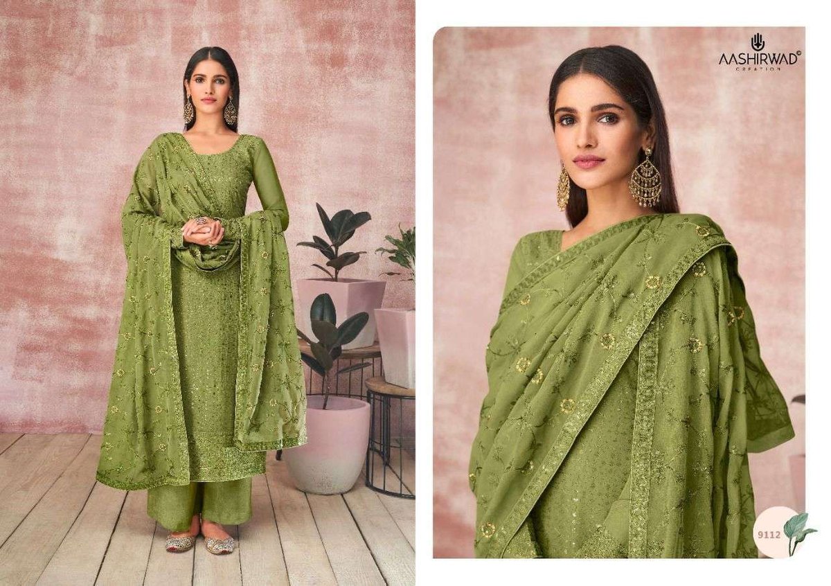 Aashirwad Creation Kavya 9109-9114 Series 4