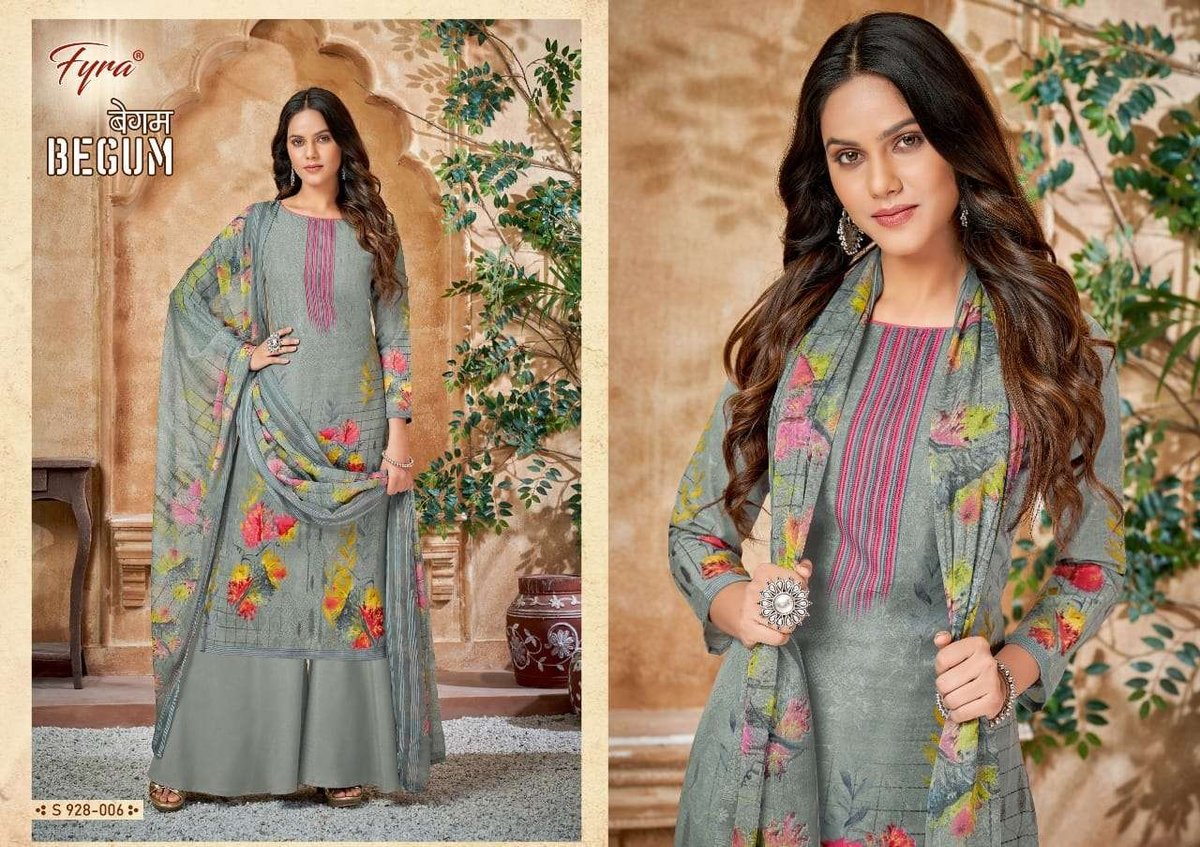 Alok Suit Fyra Begum 928-001 to 928-010 Series 6