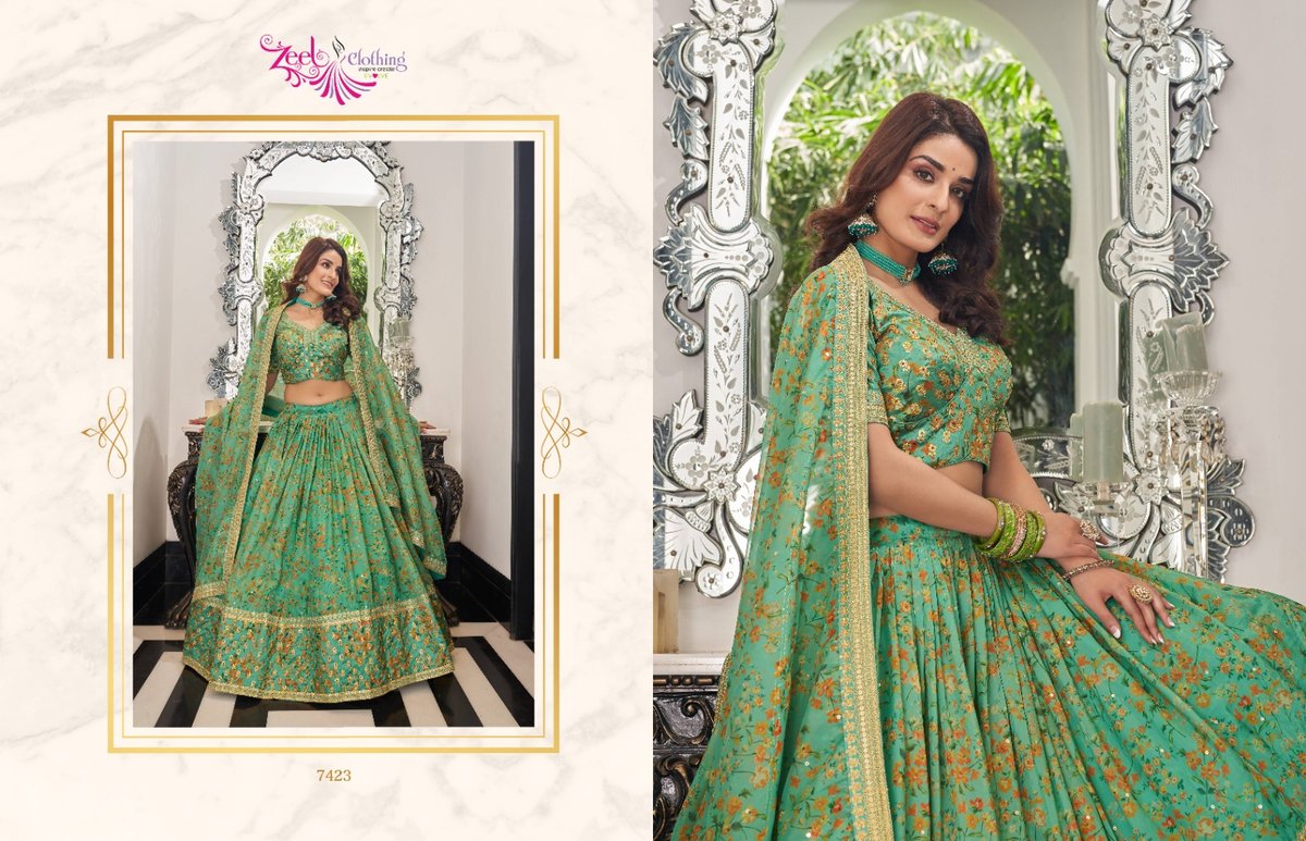 Zeel Clothing Cultural Vol-2 7419-7428 Series 5