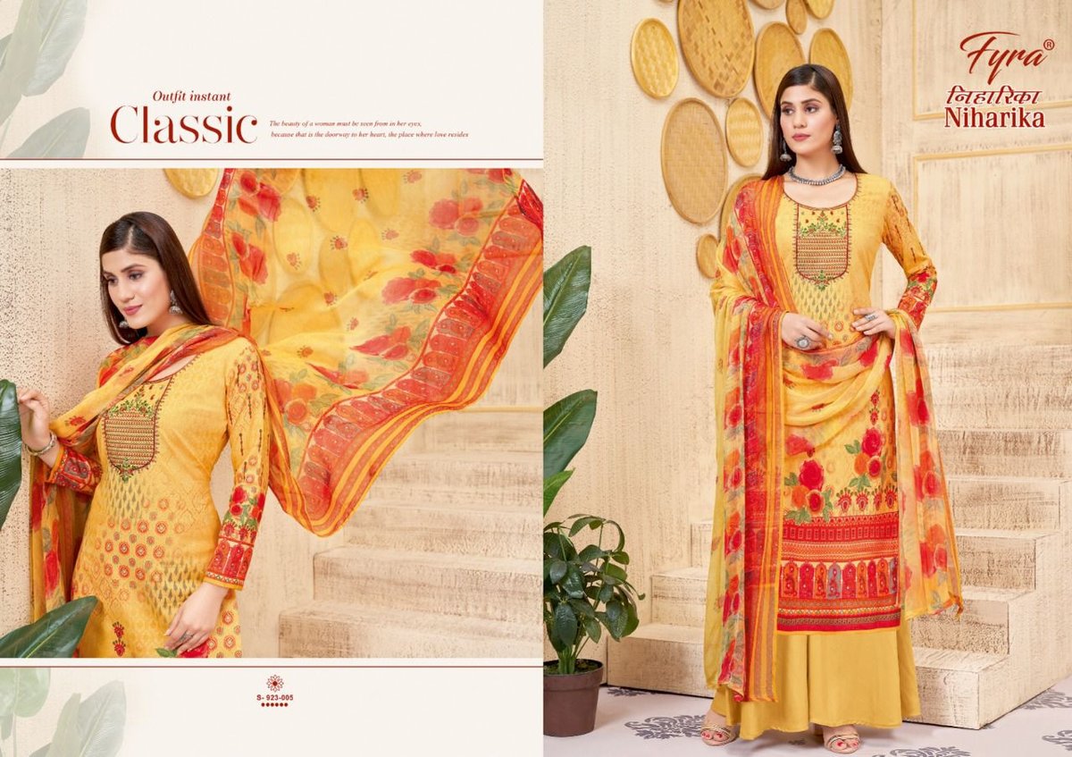 Alok Suit Fyra Niharika 923-001 to 923-010 Series 5