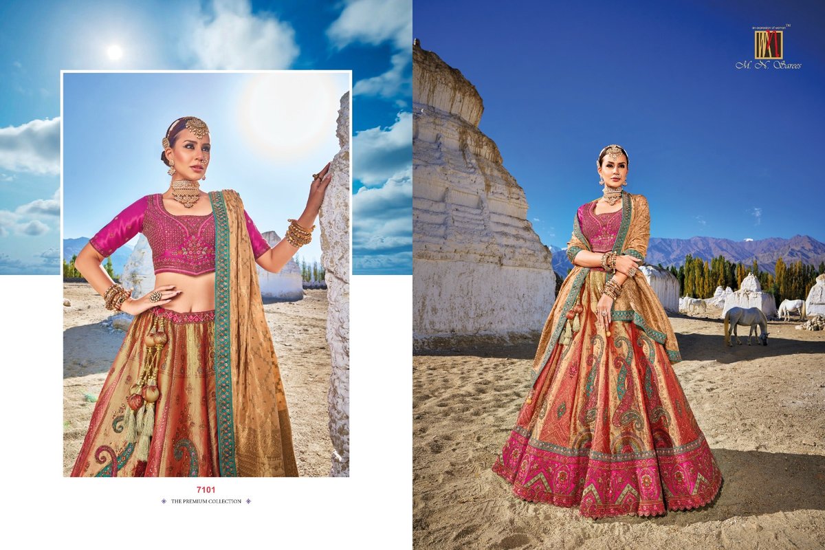 MN Lehenga 7101-7107 Series 1