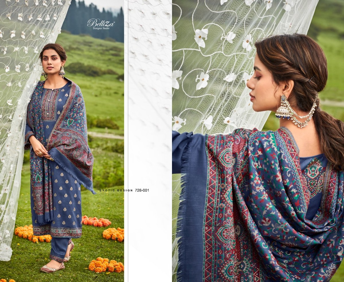 Belliza Designer Izaara 728-001 to 728-008 Series 1