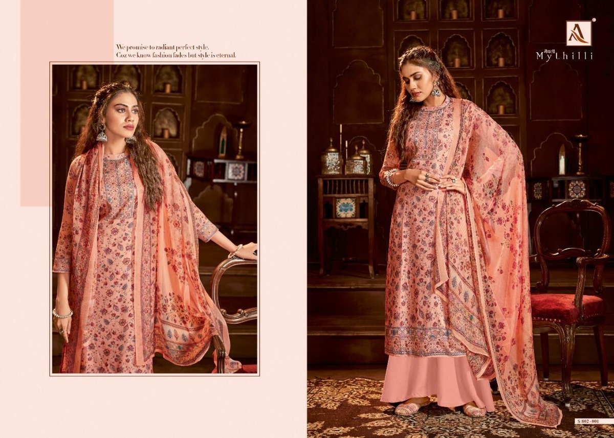 Alok Suits Mythilli 802-001 to 802-010 Series 1