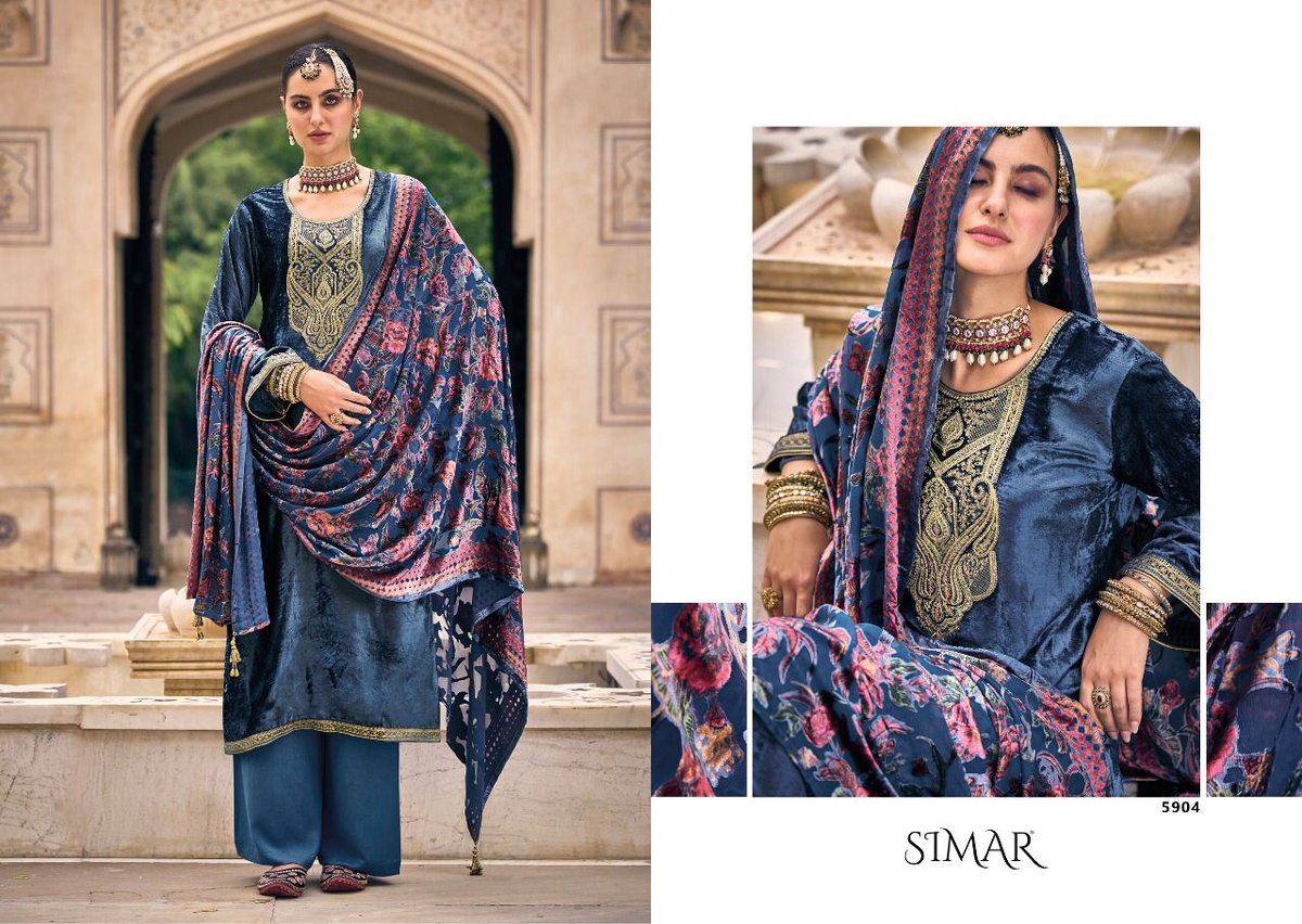 Glossy Simar Saanvi 5904-5909 Series 1