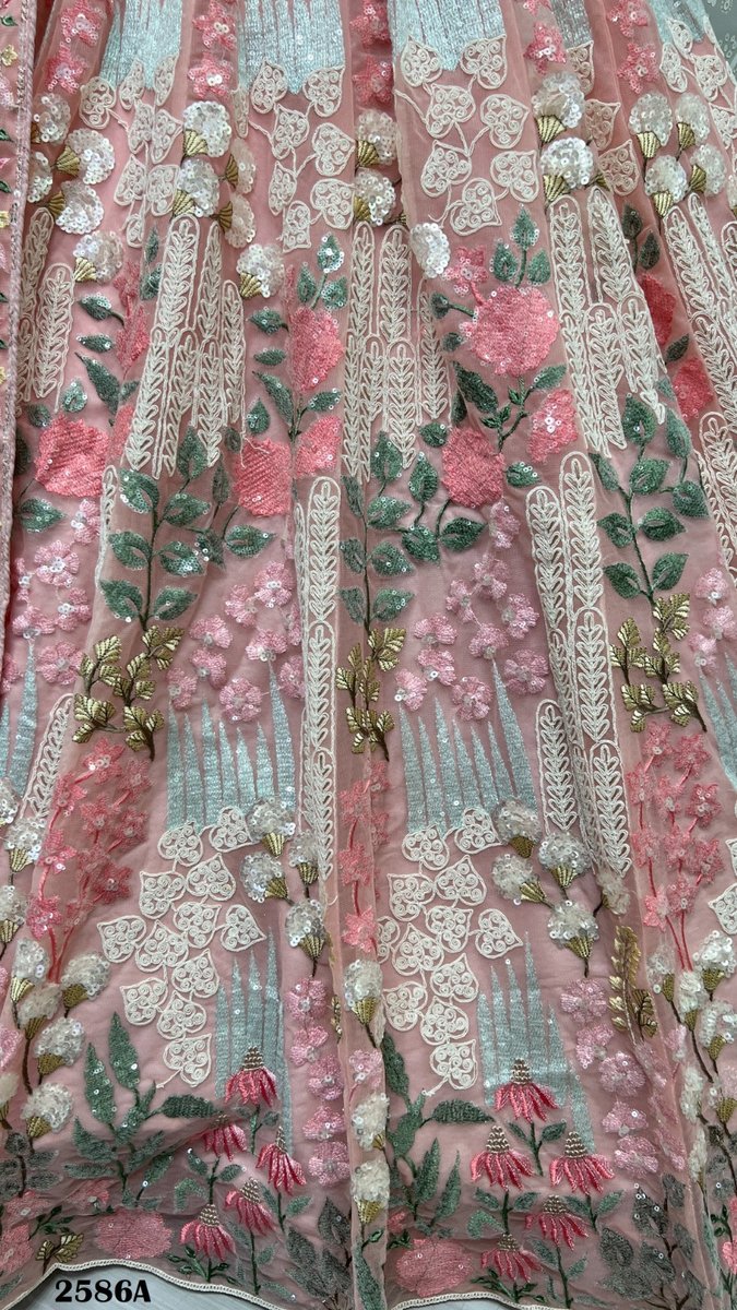 Anjani Art Bridal Lehenga 2586 Colors 3