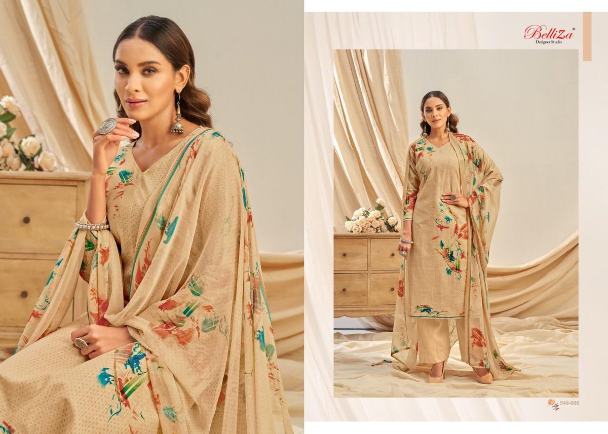 Belliza Designer Rukhsar 549-001 to 549-010 Series 6