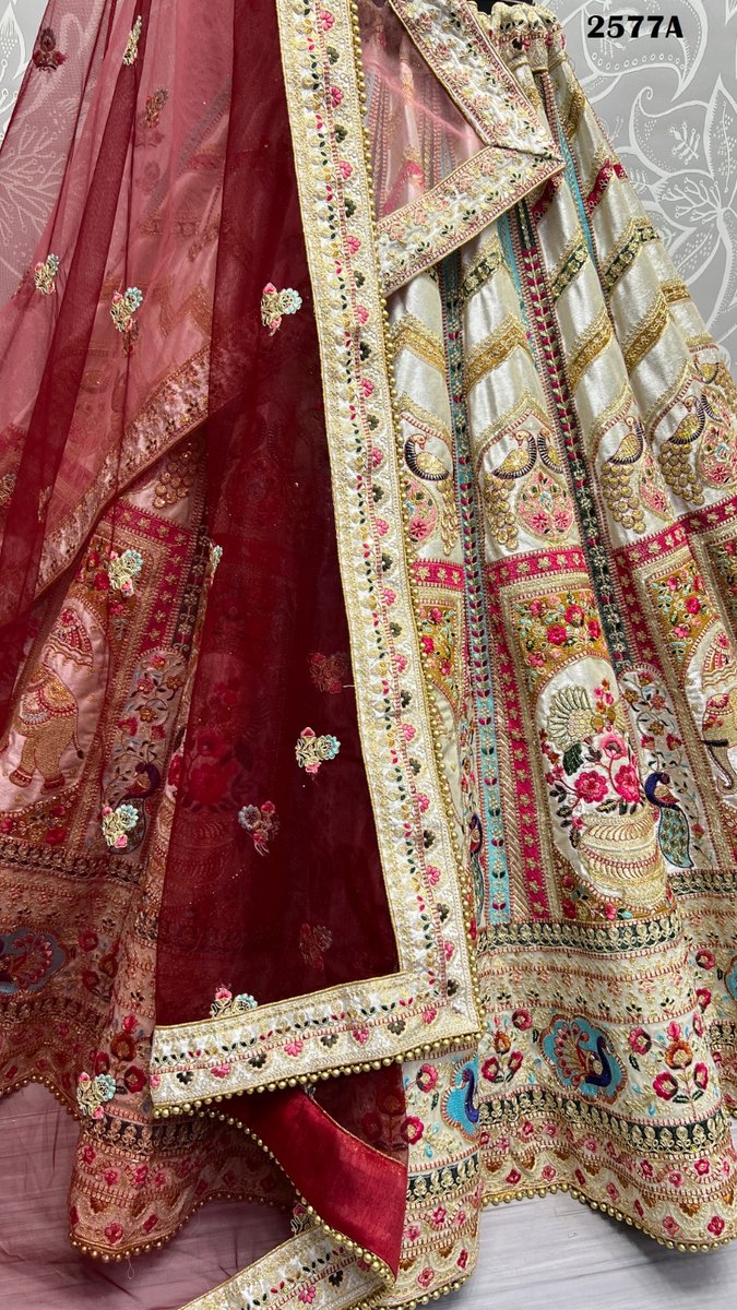 Anjani Art Bridal Lehenga Choli 2577 Colors 3