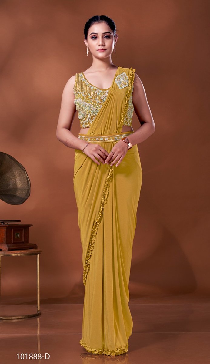 Bollywood Ready To Wear Sarees 101888 Colors 4