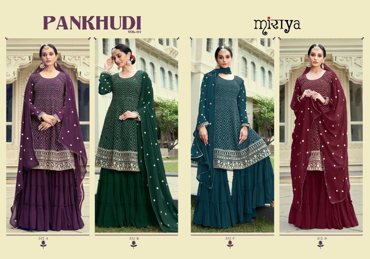 Aarav Trendz Miraya Pankhudi Vol-1 512 Colors 5