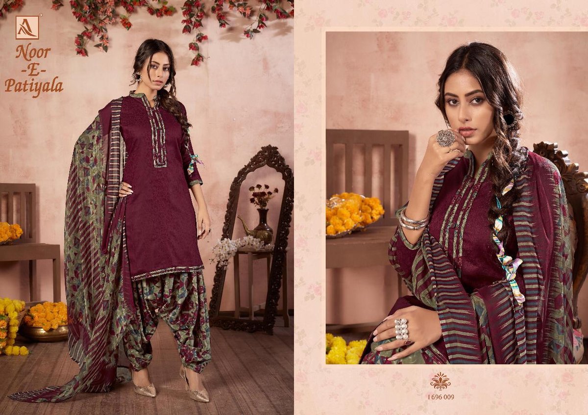 Alok Suits Noor-E-Patiyala 696-001-696-010 Series 9