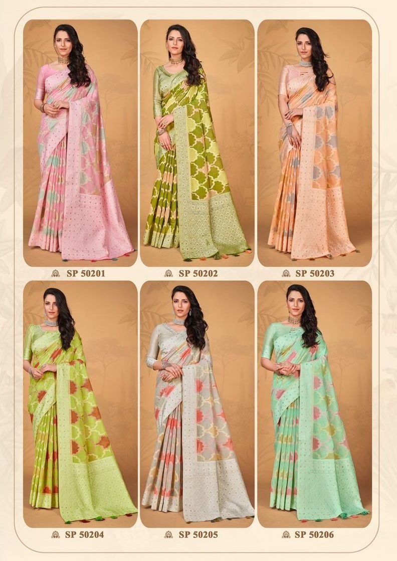 Aura Saree Kaasta Vol-14 50201-50206 Series 7