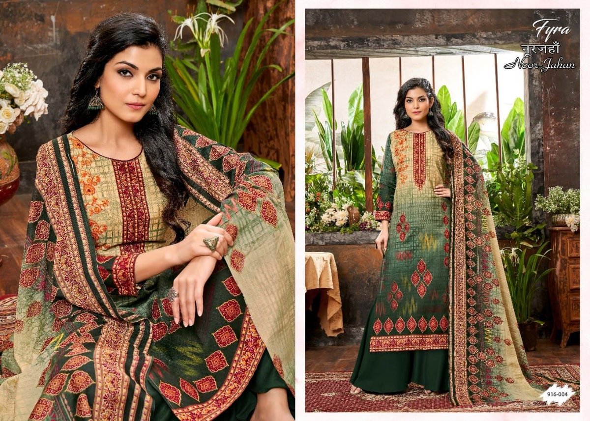 Alok Suits Fyra Noor Jahan 916-001 to 916-010 Series 4
