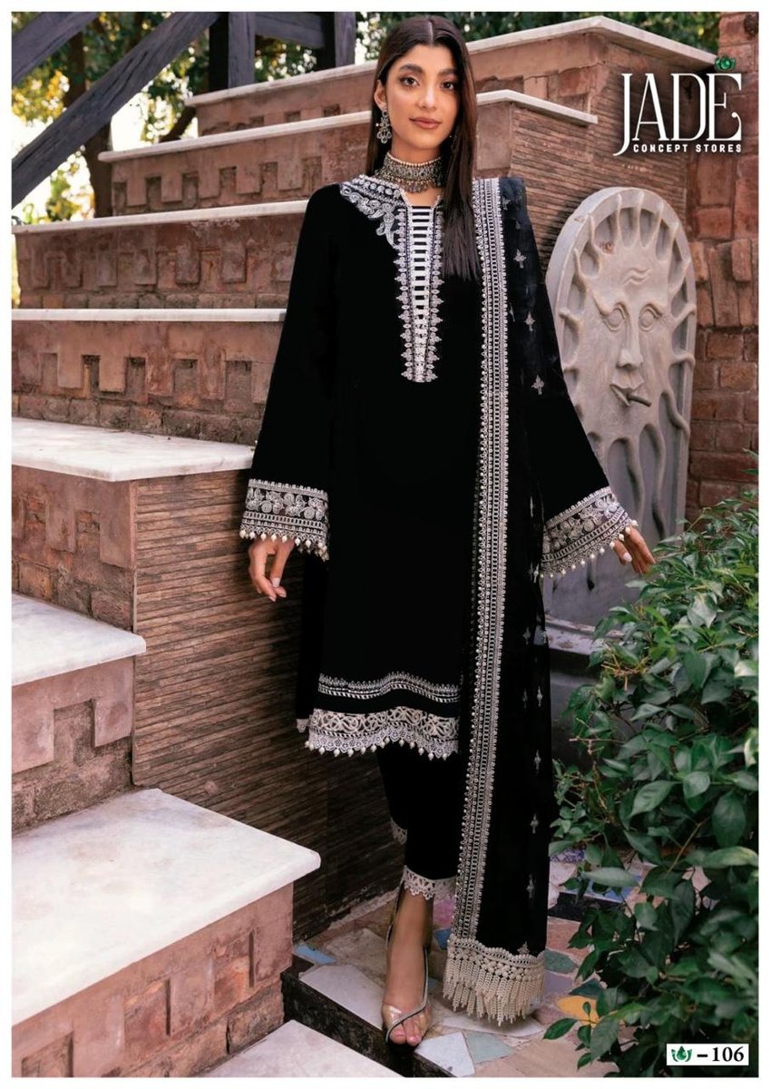 JADE BLACK & WHITE HEAVY COTTON COLLECTION 101 TO 106 6