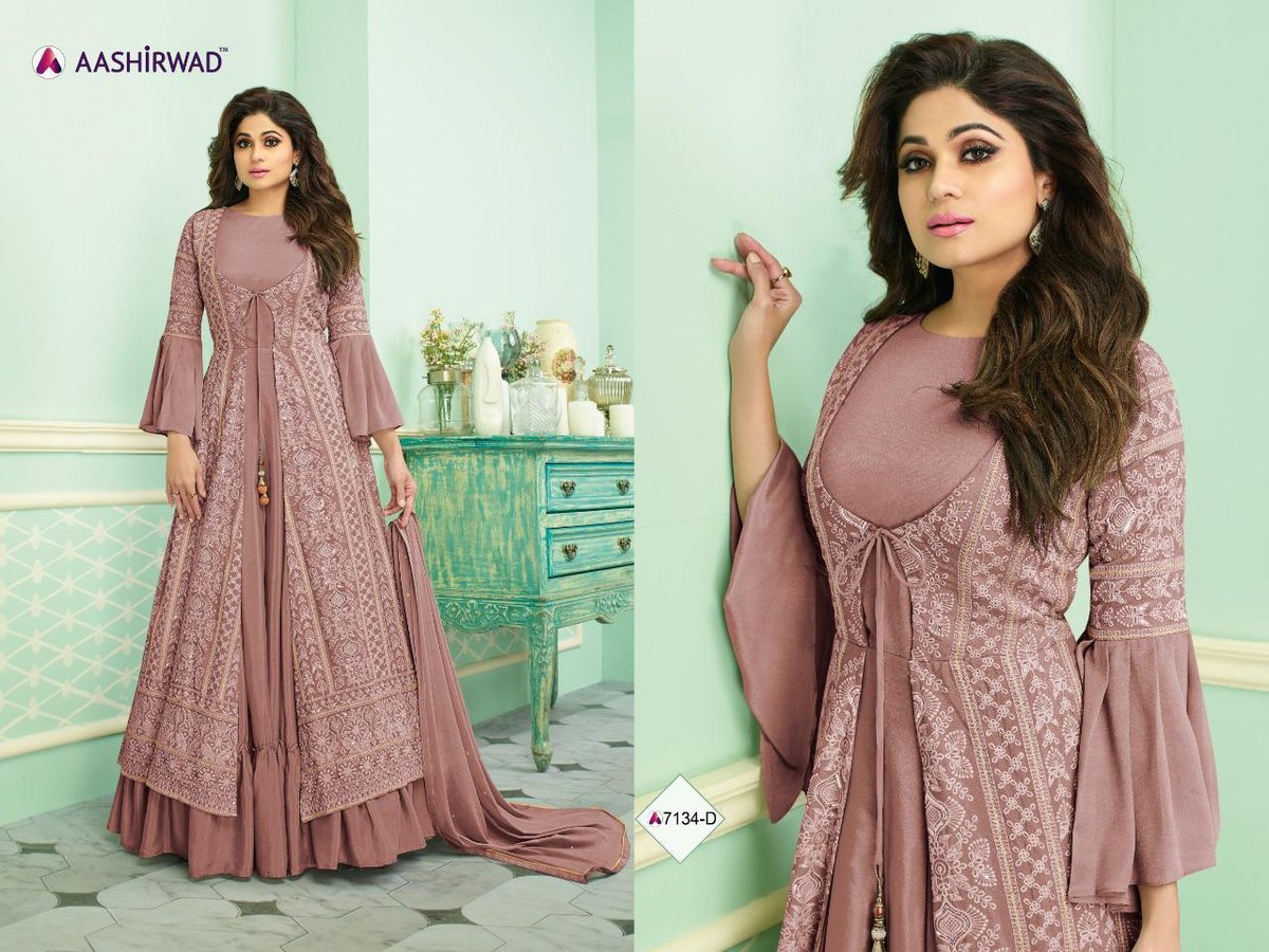 Aashirwad Creation Gulkand Gauhar 7134 Colors 3